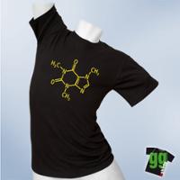 T-Shirt: Coffein Strukturformel