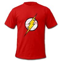 T-Shirt: Flash Logo Black