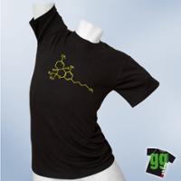 T-Shirt: THC Strukturformel