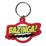 Big Bang Theory - Schlüsselanhänger Bazinga (in 4,5 cm x 6 cm)