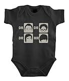 Touchlines Baby Body Dr. Dr. Dr. Mr., black/silver, 80, B100513BB