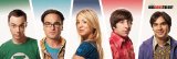The Big Bang Theory Poster Cast - Langbahnposter (91,5cm x 30,5cm) + Original tesa Powerstrips® (1 Pack/20 Stk.)