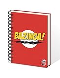 The Big Bang Theory Notizbuch Din a 5 Bazinga! Rot