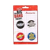 Big Bang Theory Mini Anstecknadel Set - Pack of 4