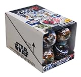 Star Wars Weihnachtsbaumkugel mit Sammelfigur und Zuckerstangen, 12er Pack (12x 20g)