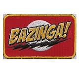 TBBT The big bang theory BAZINGA Sheldon Cooper Season Aufnäher Patch