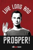 The Big Bang Theory Poster Sheldon - Live Long & Prosper! - Poster Großformat