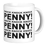 Touchlines - Knock Knock Penny, Big Bang Theory Kaffeebecher White, OS