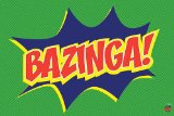 The Big Bang Theory Poster Bazinga! - Poster Großformat (91,5cm x 61cm) + 1 Überraschungsposter gratis!